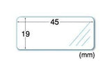 エーワン 08379 透明保護ラベル バーコード用 19×45mm 8シート