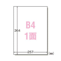 エーワン 28208 PPC(コピー)ラベル 紙ラベル B4 1面100シート