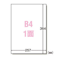 エーワン 28423 ラベルシール B4 1面 100シート