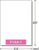 エーワン 28795 ラベルシール 光沢フィルム A4 1面10シート