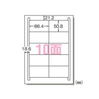 エーワン 28940 ラベルシール A4 10面 100シート