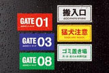 エーワン 31070 屋外でも使えるサインラベルシール ツヤ消しフィルム A4 12面5シート