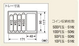 キャッシュボックス A6 小型 手提げ金庫 ダイヤル 家庭用 業務用 ミニ金庫