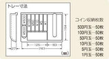 キャッシュボックス A5 小型 手提げ金庫 家庭用 業務用 ミニ金庫