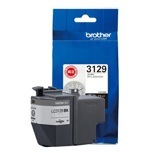 ブラザー brother純正 インクカートリッジ ＬＣ３１２９ ＢＫ 黒