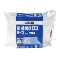 積水 新透明クロステープ 5巻 #784 幅50mm×長さ25m N784X03